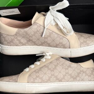 Kate Spade Cream and White Women's Sneakers